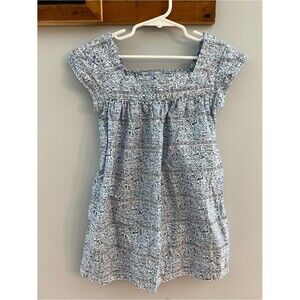 Joy Street Cape Cod Print Navybleu Girls Dress Pockets Coastal Preppy Size 3